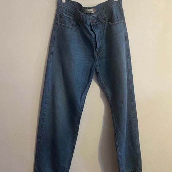 Levi's 569 5 pocket distressed Loose Straight jeans, size 34/34 - Picture 1 of 5
